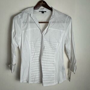 Zac & Rachel White Button Down Shirt